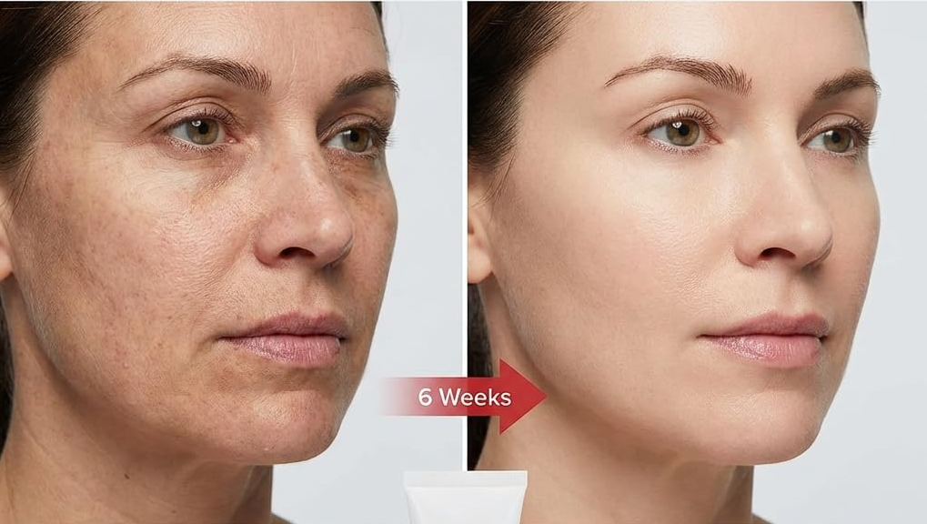 They used three tricks to fake this "6 week" transformation and none of them come in a jar